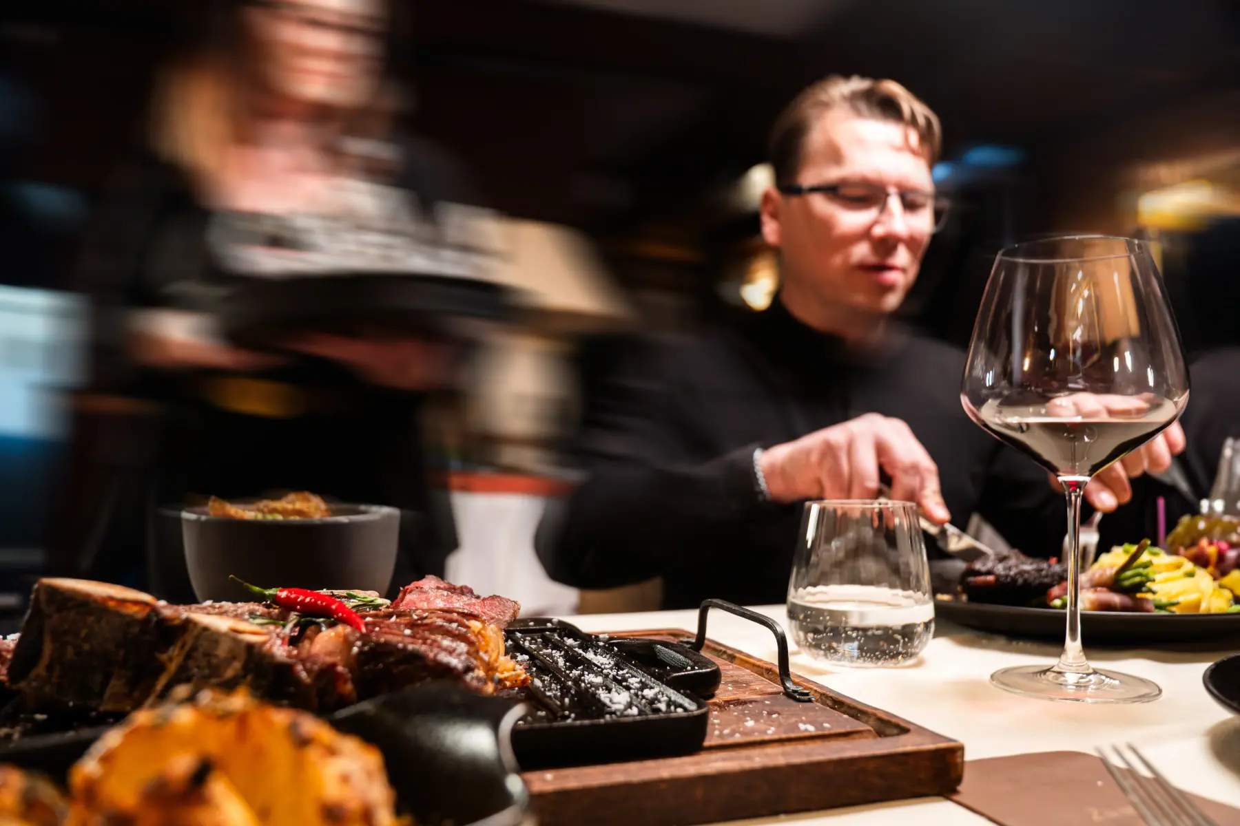 Degustace steaku a vína U Pana domácího