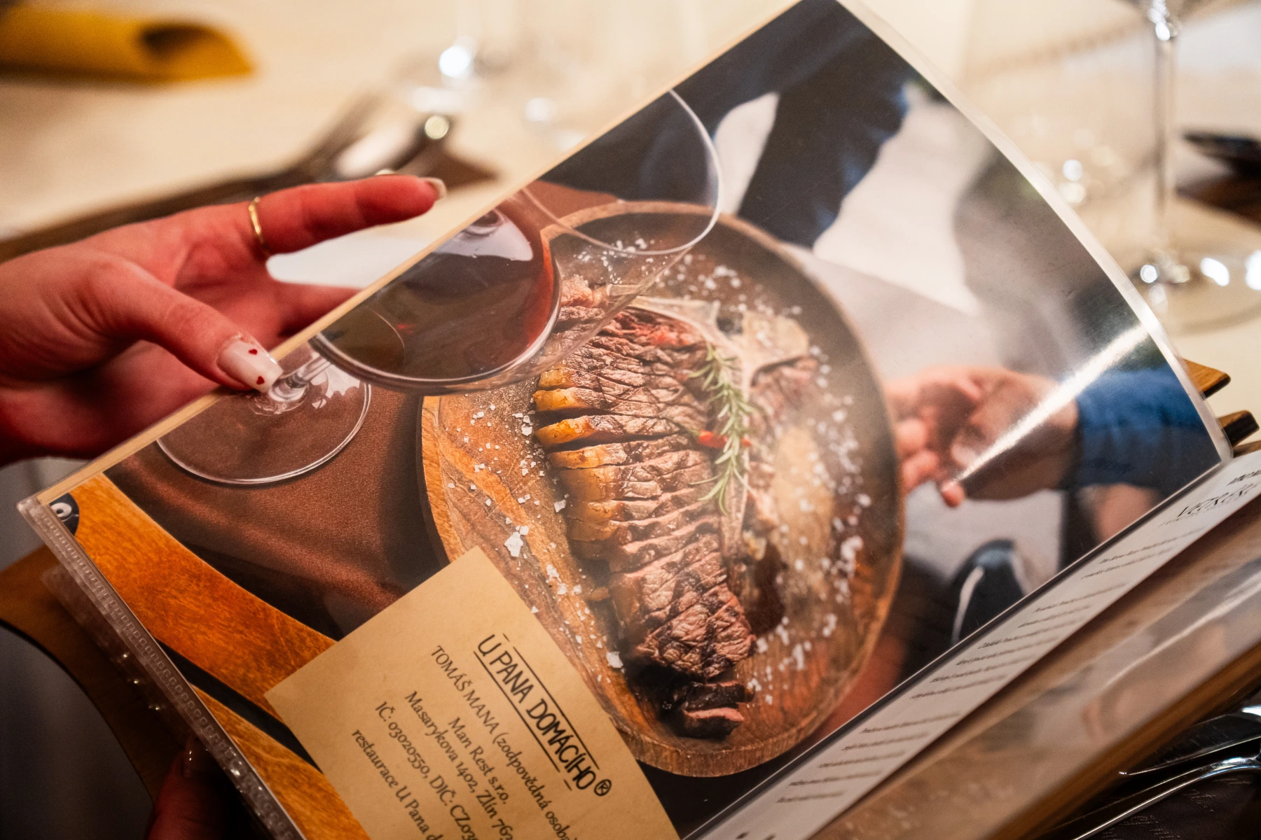 Jídelní lístek U Pana domácího