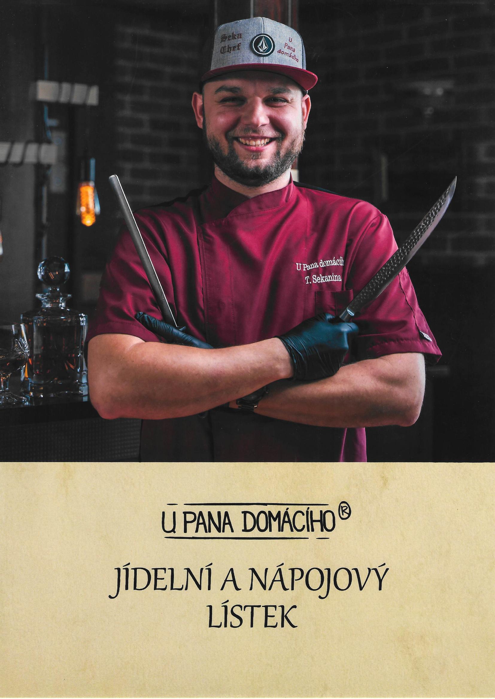 Jídelní lístek — strana 1