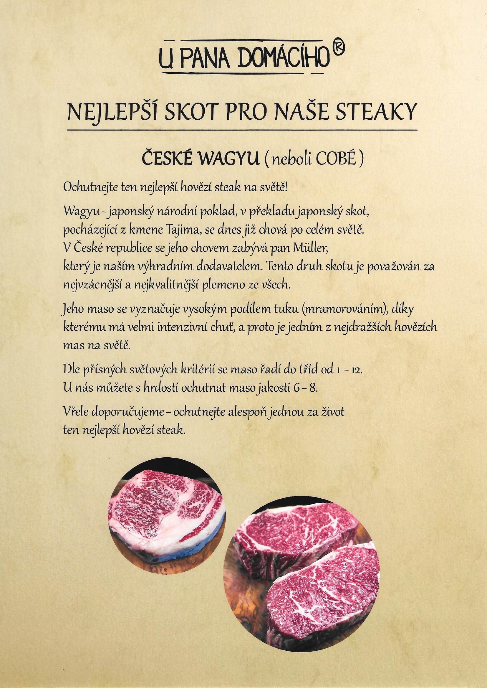 Jídelní lístek — strana 2